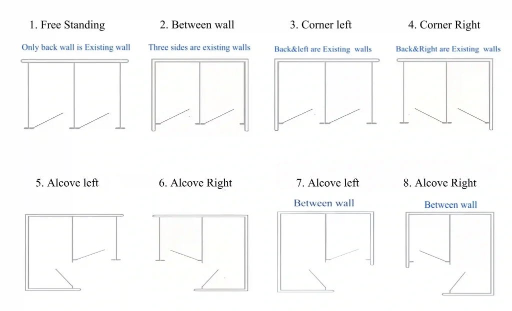 Toilet Partition Plan design